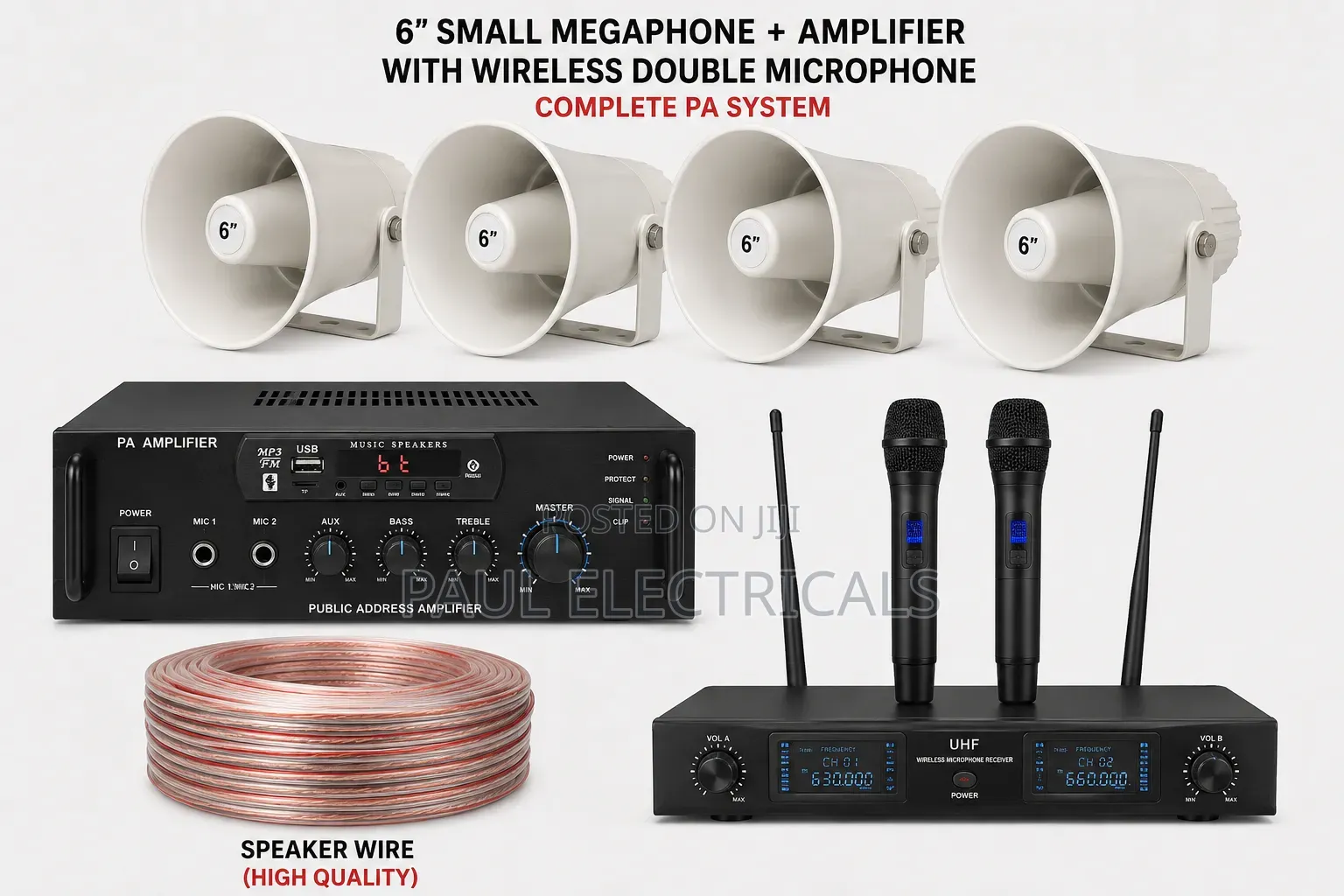 Pa System for Megaphone of 6inch