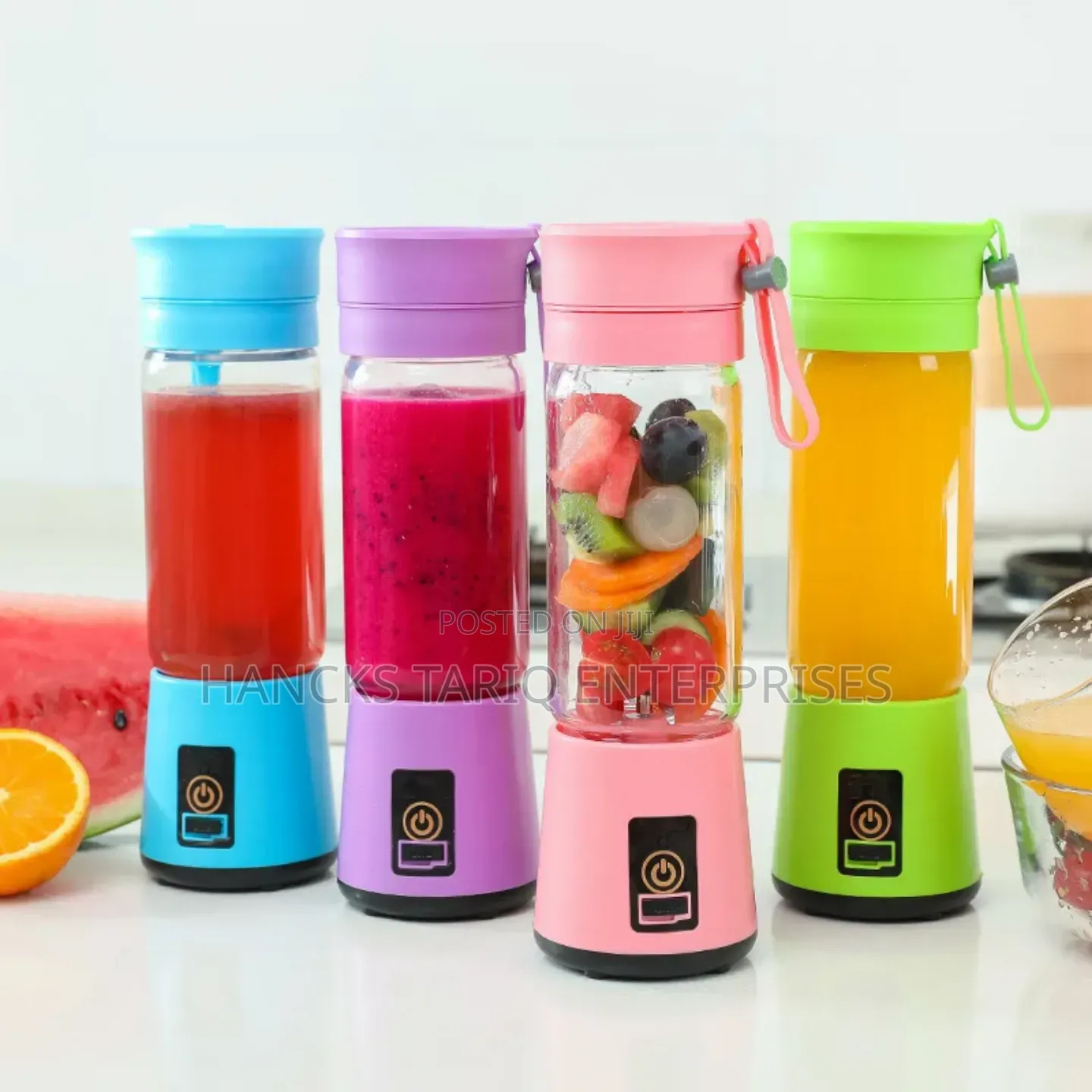 Portable Electric Juice Blender – Rechargeable 380ml Smoothie Maker