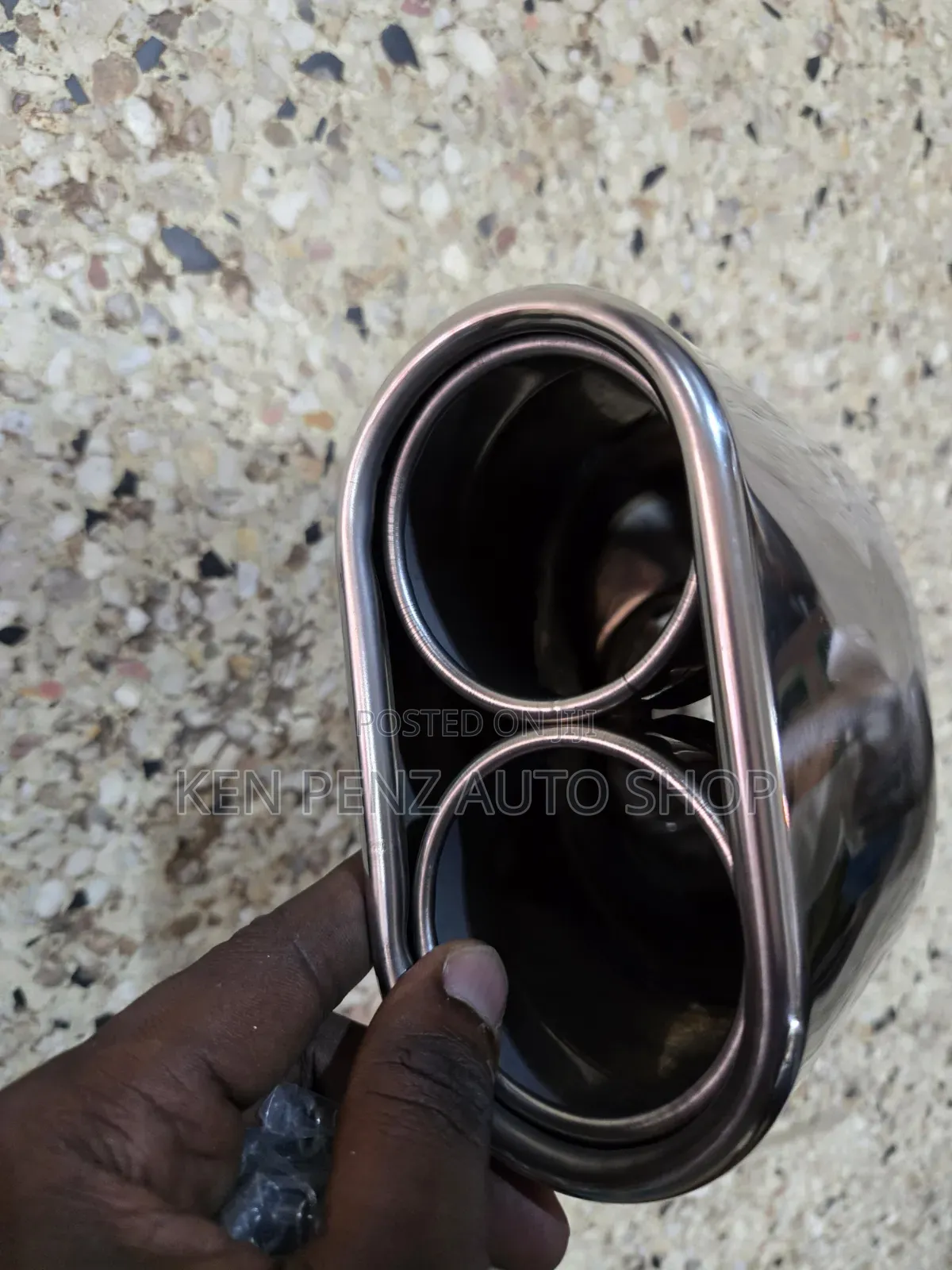 Stainless Steel Dual Outlet Exhaust End / Tip