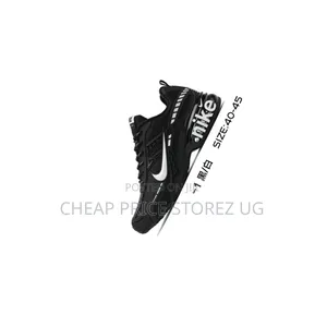 Be Nike Air Max Sneakers in a Black and White