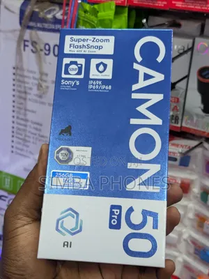 New Tecno Camon 50 Pro 256 GB Blue
