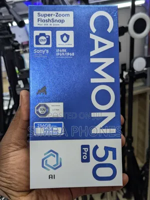 New Tecno Camon 50 Pro 256 GB Blue