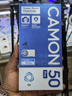 New Tecno Camon 50 Pro 256 GB Blue