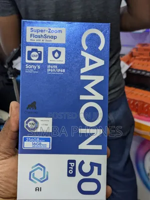 New Tecno Camon 50 Pro 256 GB Gold