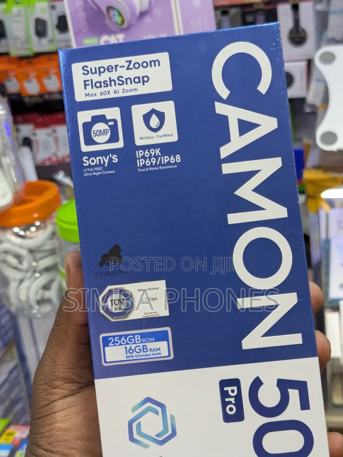 New Tecno Camon 50 Pro 256 GB Gold