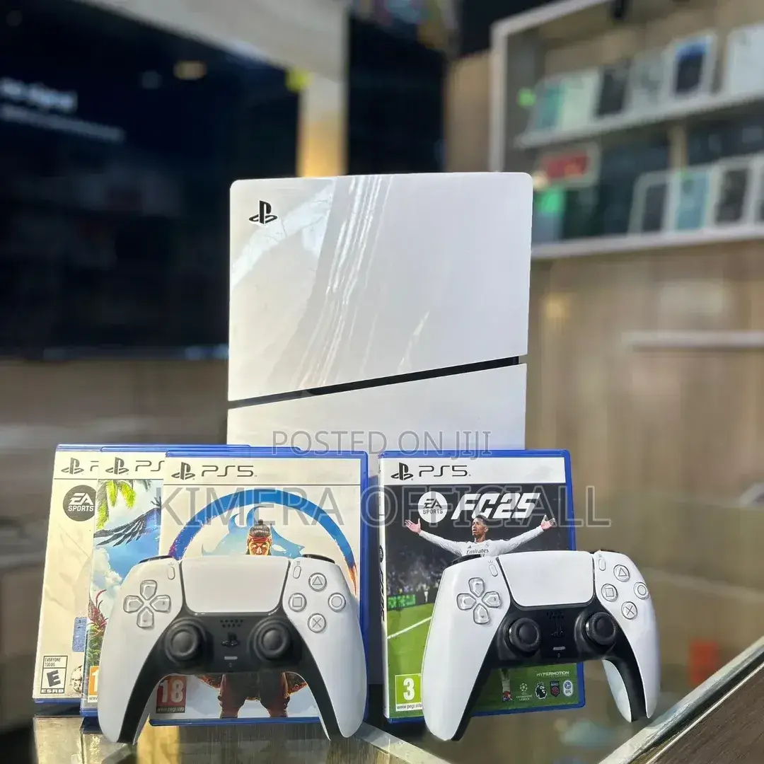 Uk Used Ps5 Slim With 2 Pads and Games. Buy This Console to Play Gta 6