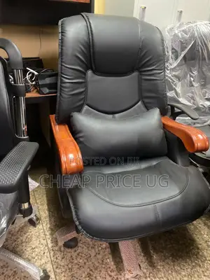 High-Back Leather Executive Office Chair