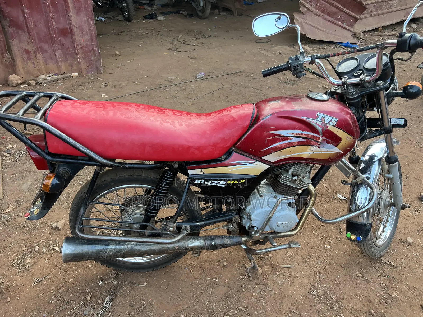 TVS XL 100 2018 Red