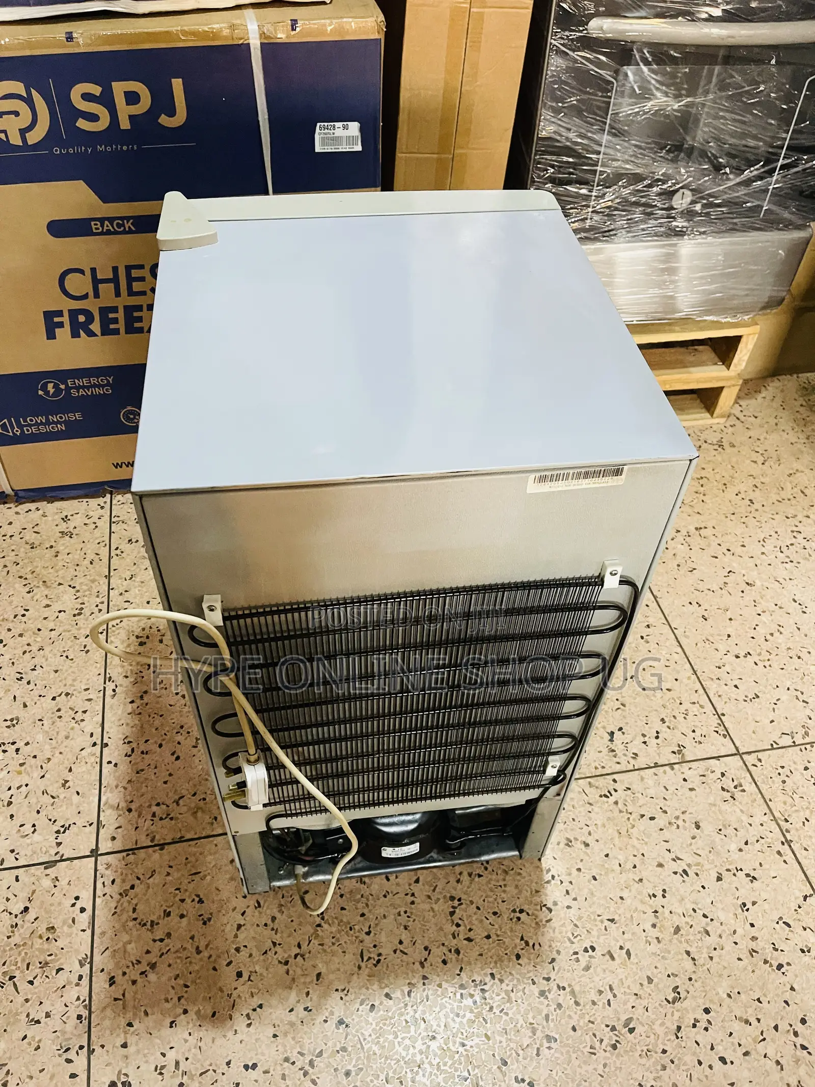 120l Imported Used Fast Cooling Silver Double Door Refrigerator