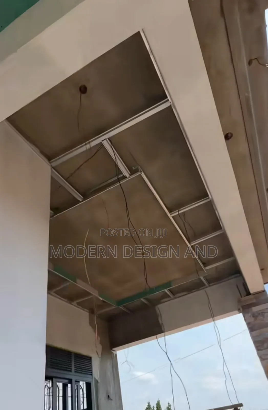 Gypsum Ceiling Work on Installstion Masaka