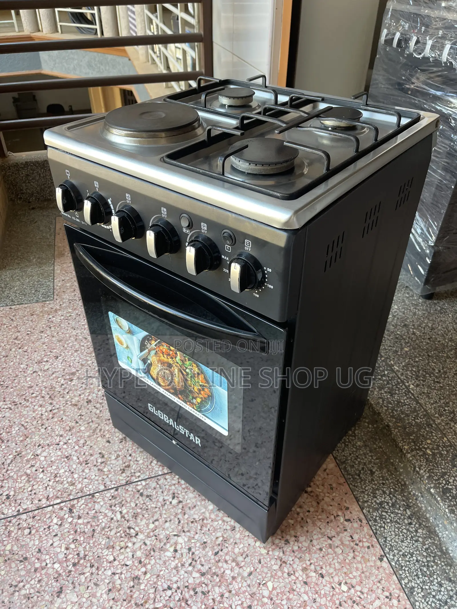 Imported Used Fast Heating 3+1 Electric and Gas Cooker