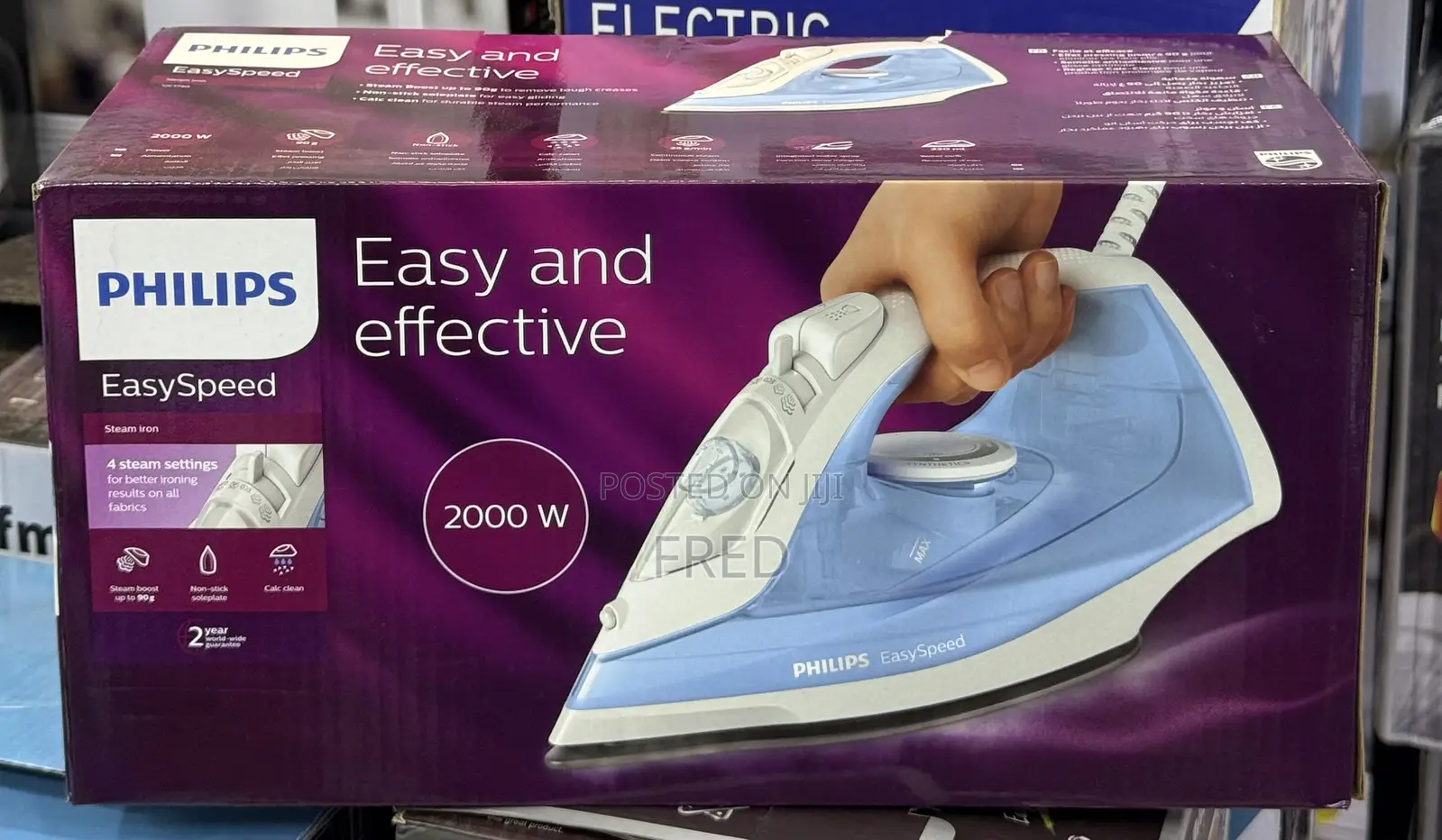Philips Easyspeed Steam Iron (Model Gc1740/26).