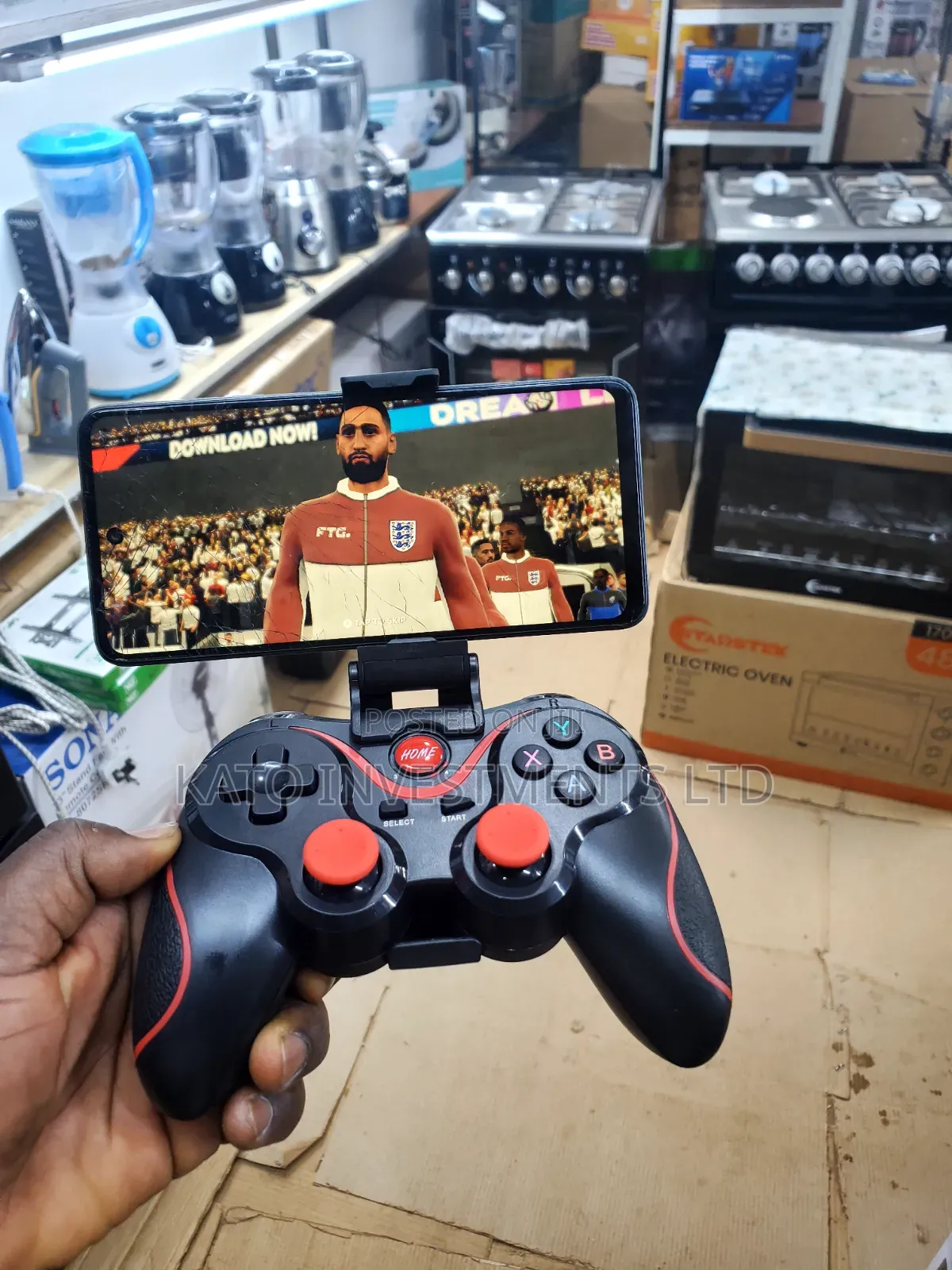 Mobile Game Pad for Phone Tabs Smart Tv X Box With Phone Holder