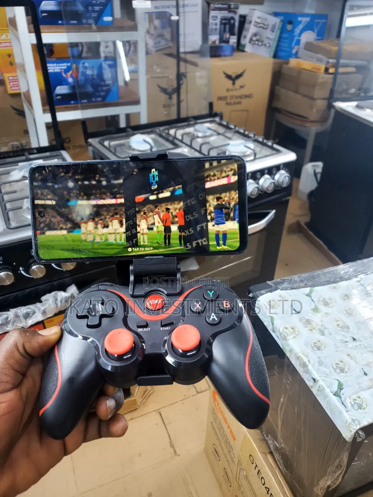 Mobile Game Pad for Phone Tabs Smart Tv X Box With Phone Holder