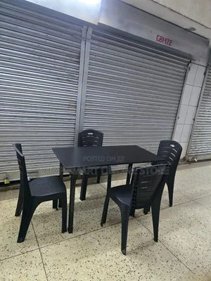 Ergonomic Dining Folding Table and Chairs