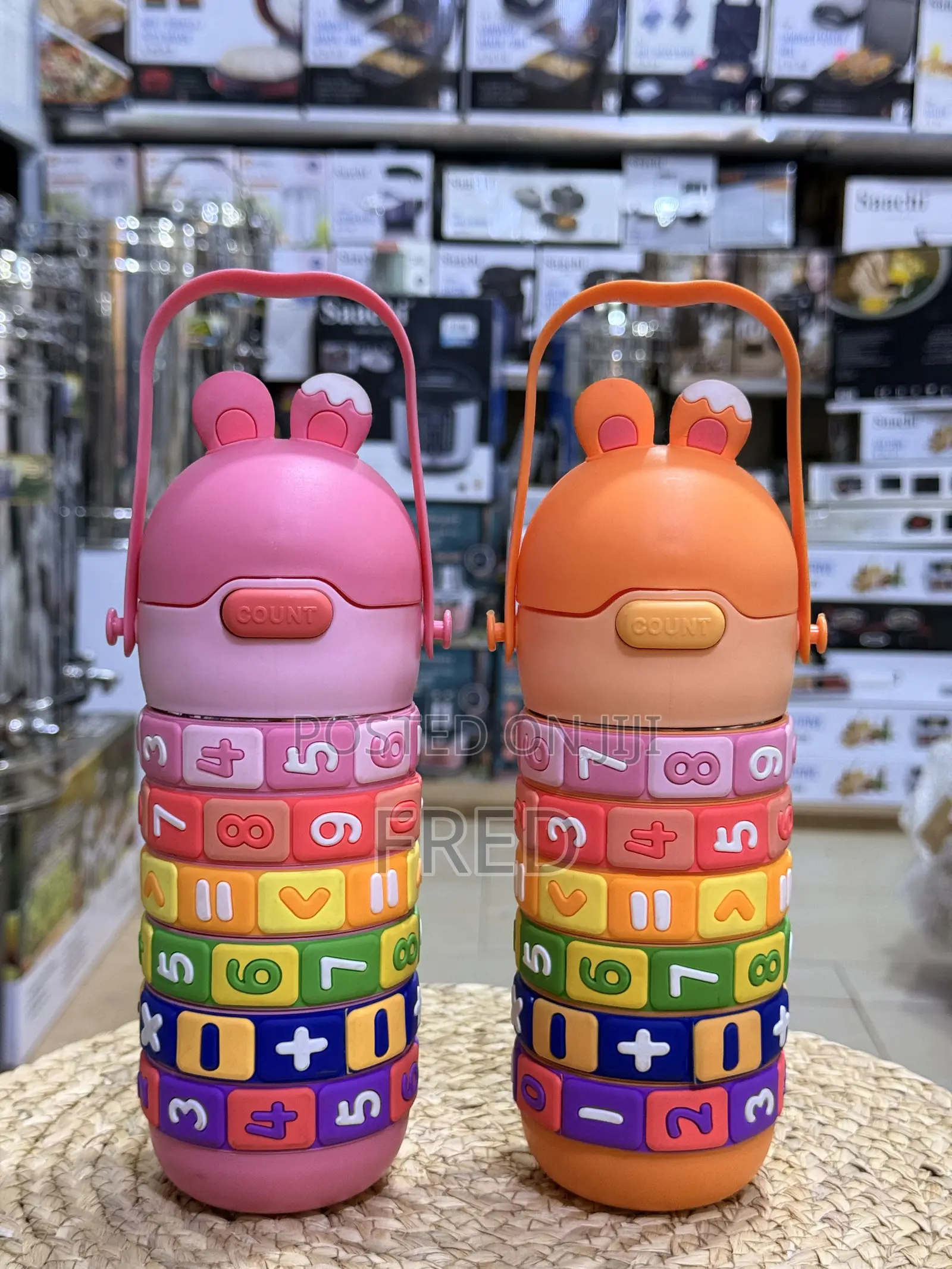 Mobcos Kids Math's Learning Water Bottle