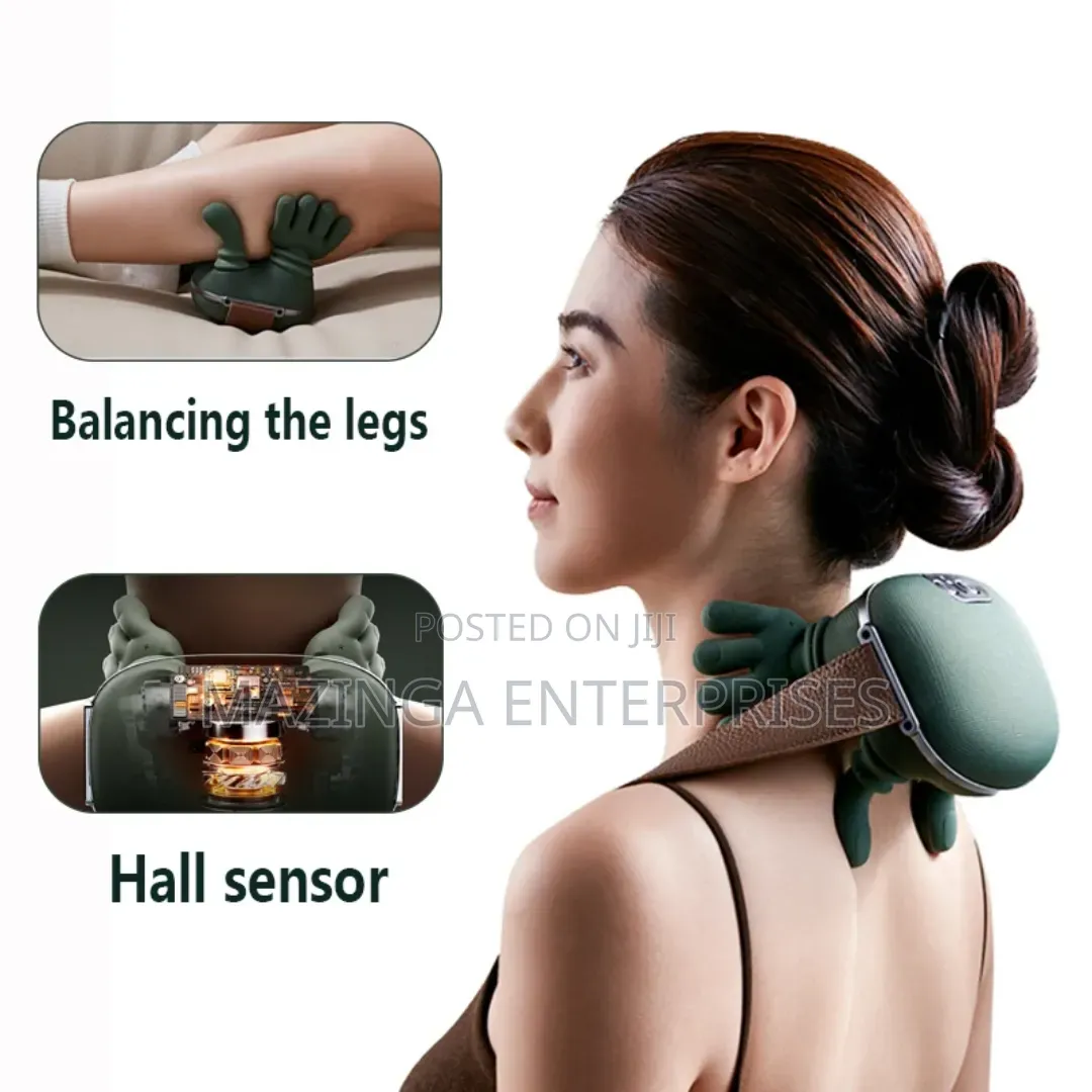 Neck,Shoulder,Back,Neck,Waist 4d Palm Kneading Smart Neck Massager