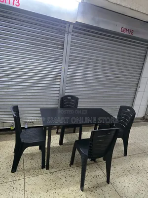 Ergonomic Dining Folding Table and Chairs