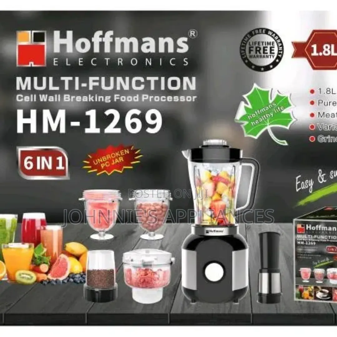 6in1 Hoffman Multi Function Food Processor