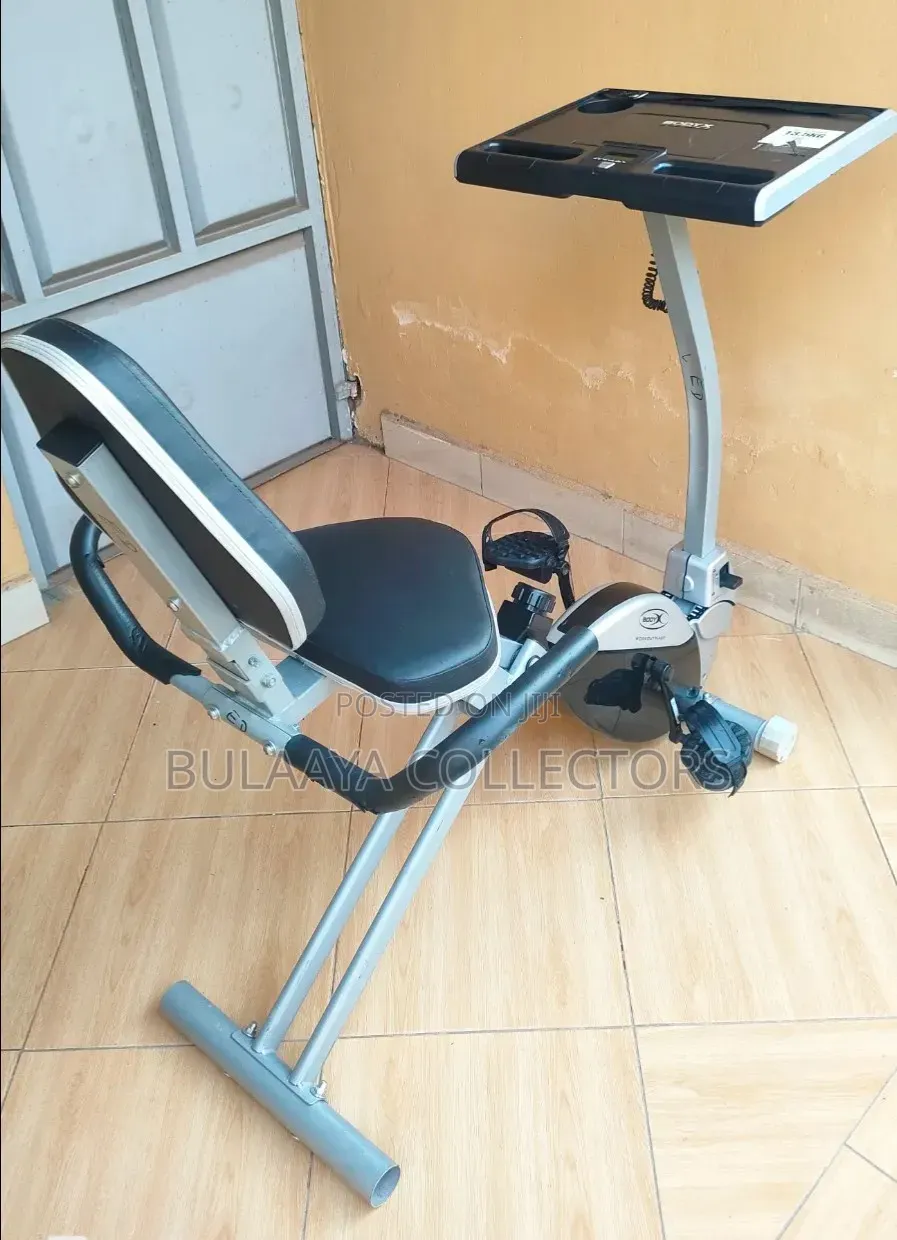 Uk Used Body Sculpture Foldable Fitness Bike With a Work Station Top