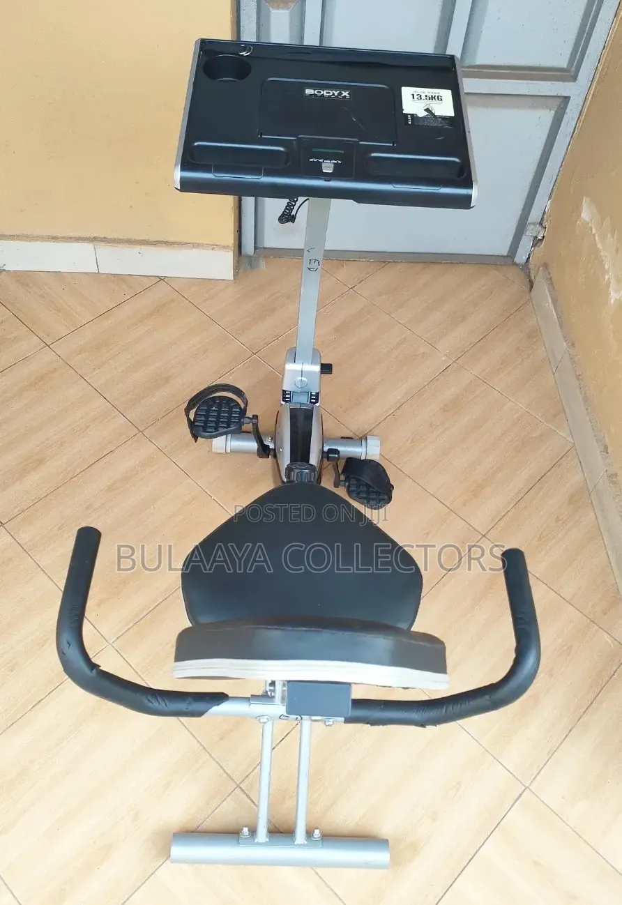 Uk Used Body Sculpture Foldable Fitness Bike With a Work Station Top