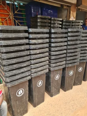 Rattan Plastic Dust Bins Plastic Dust Bins 120litres