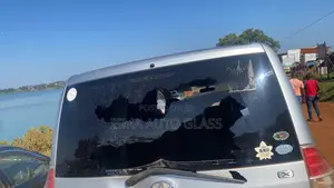Shuttered Car Glass