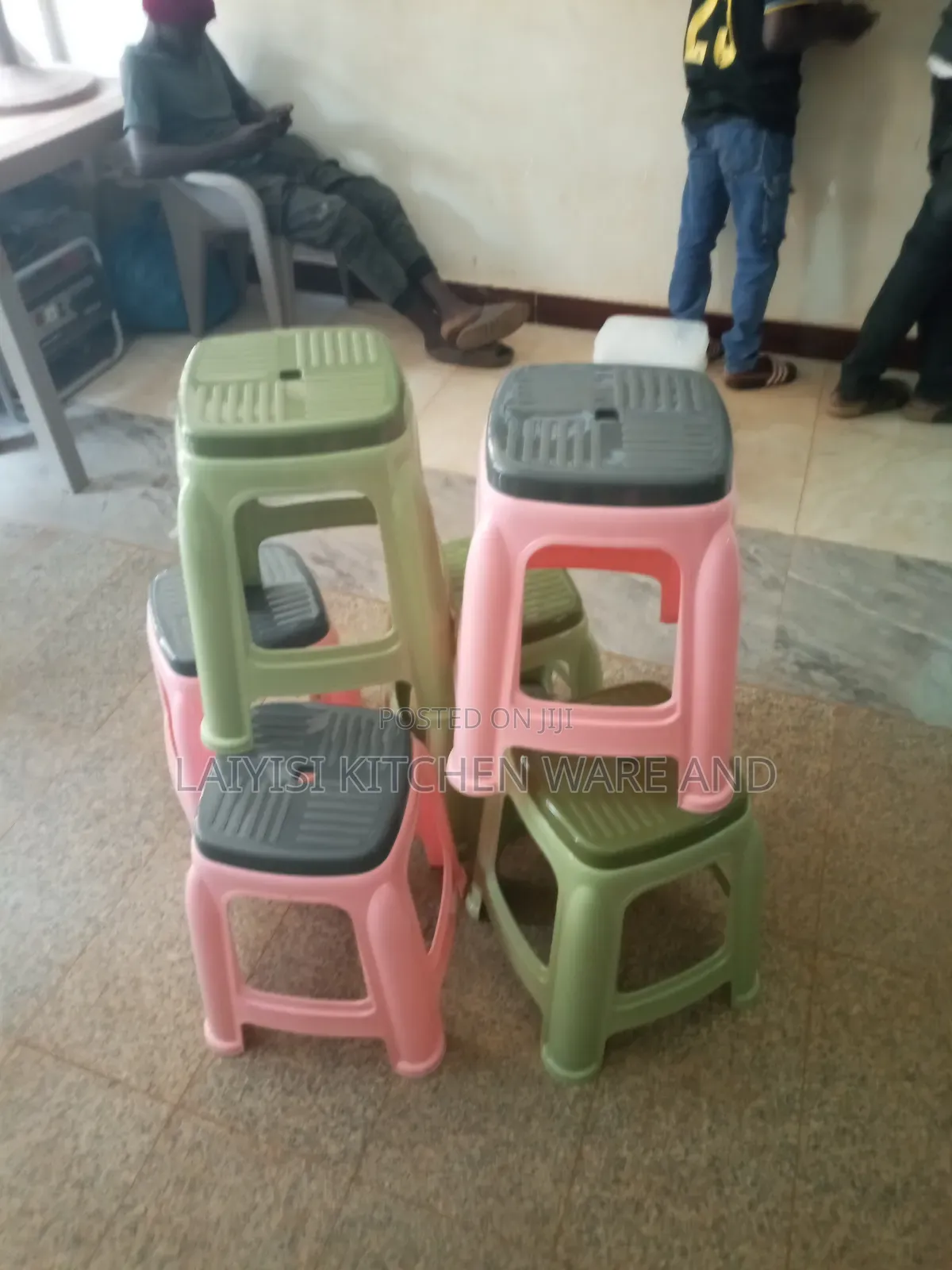 6-Piece Heavy-Duty Stylish Stools Set – Strong, Modern Multiseating