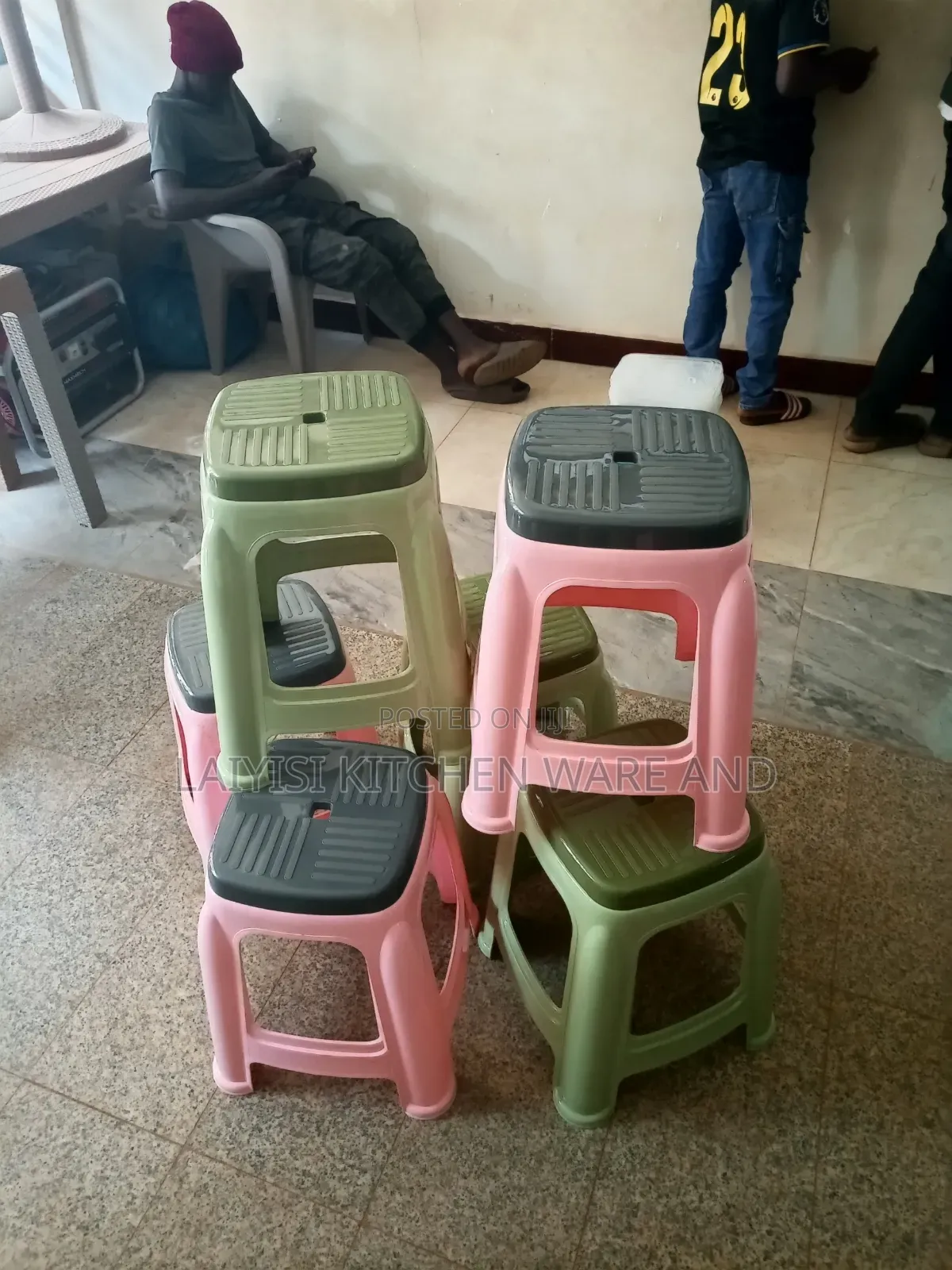 6-Piece Heavy-Duty Stylish Stools Set – Strong, Modern Multiseating