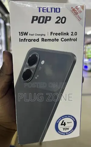 New Tecno Pop 20 64 GB Black