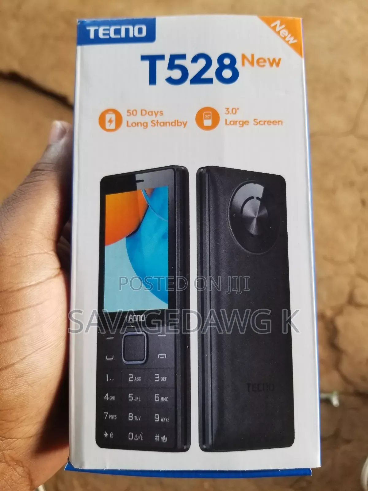 New Tecno T528 Black