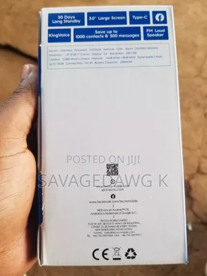 New Tecno T528 Black
