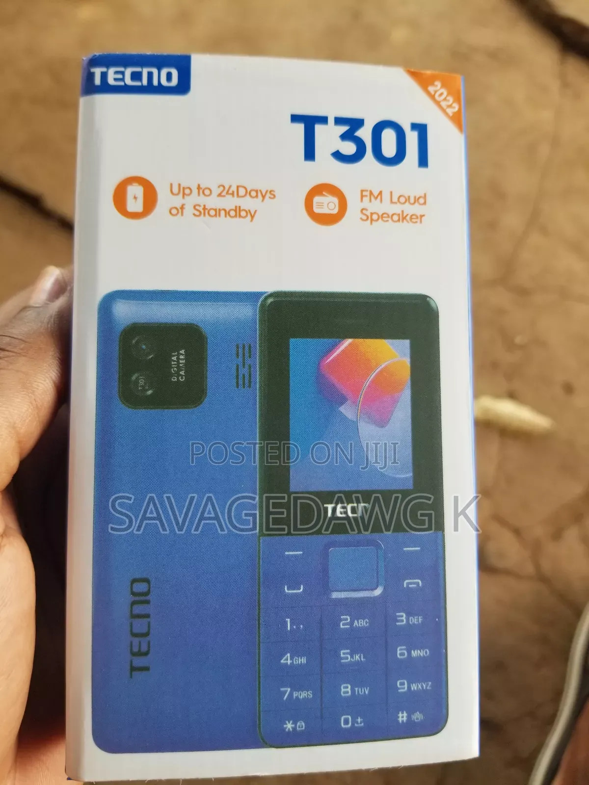 New Tecno T301 Black
