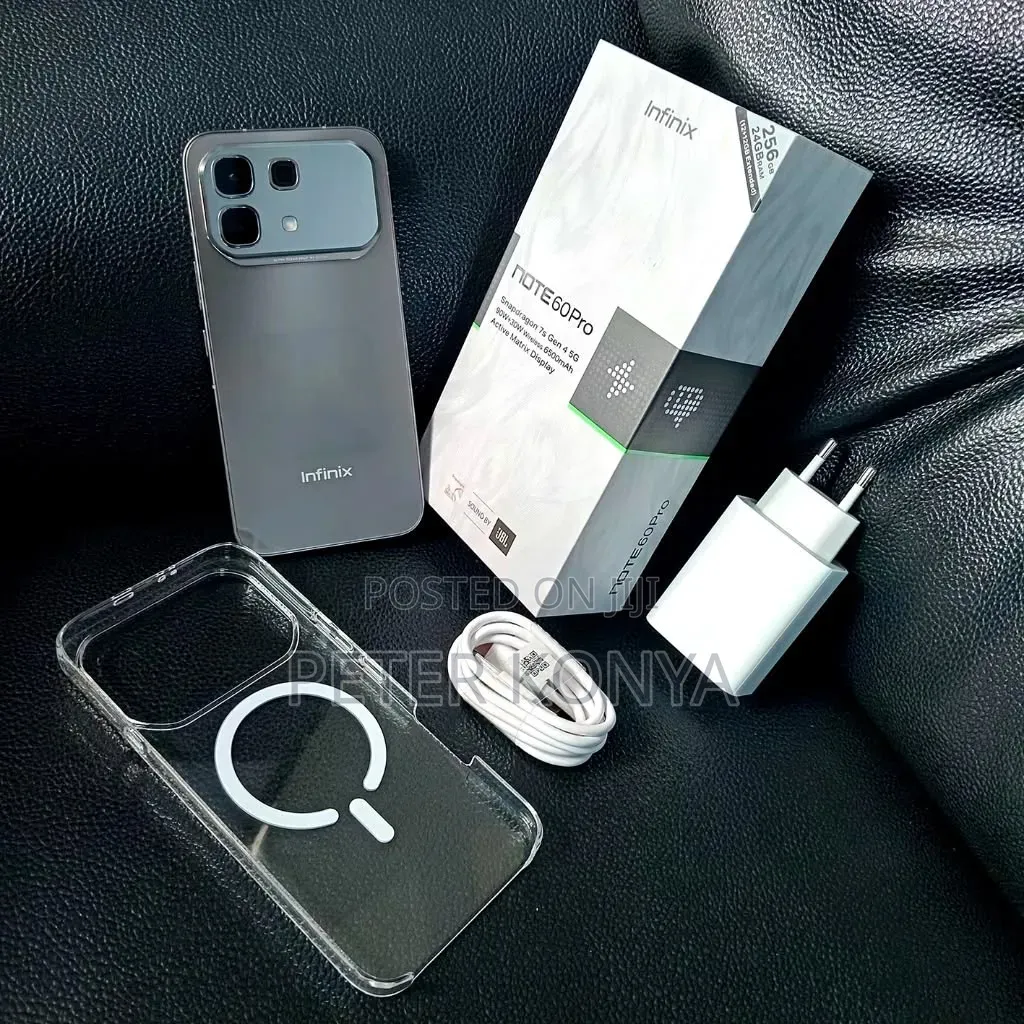 New Infinix Note 60 Pro 256 GB Black