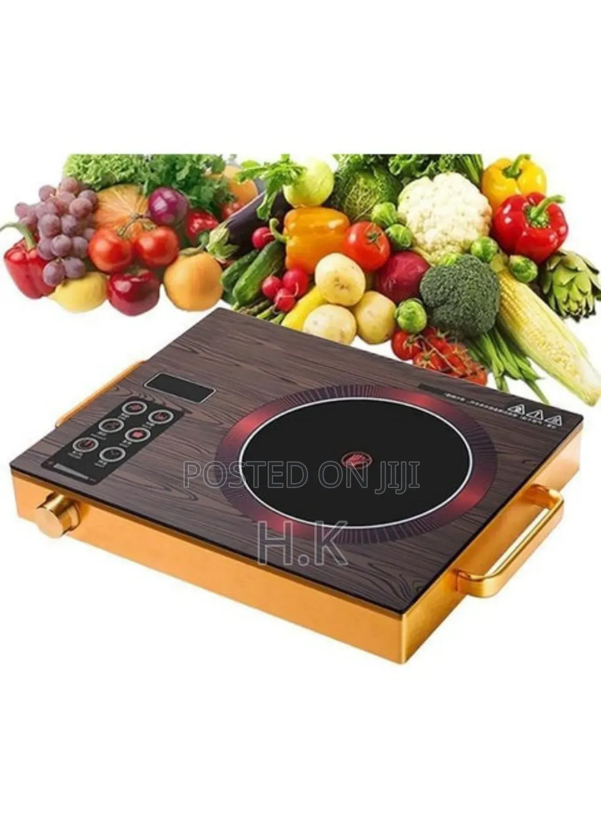 Hoffmans Hm-8090 Infrared Cooker, a 2200-Watt Portable Electric Stove.