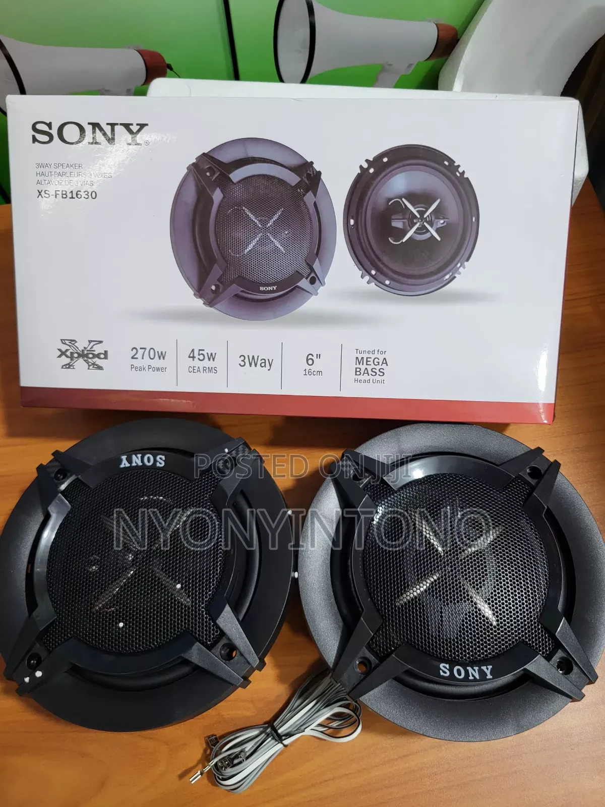 Sony 6" High Quality Sound Car Door Speakers With Mega Bass