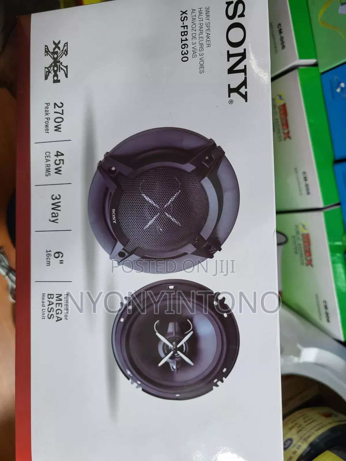 Sony 6" High Quality Sound Car Door Speakers With Mega Bass