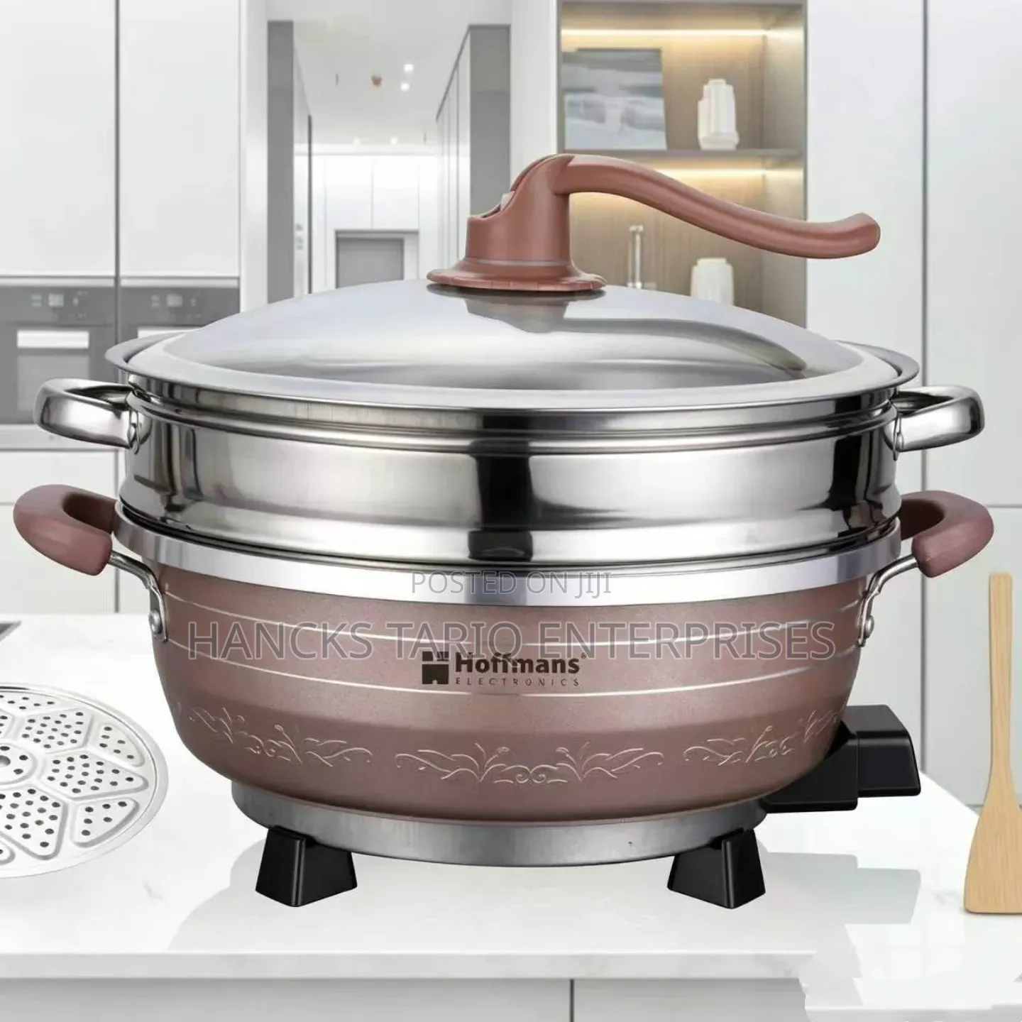 8l Electric Hot Pot – 1500w Cooker for Stewing, Frying Roasting