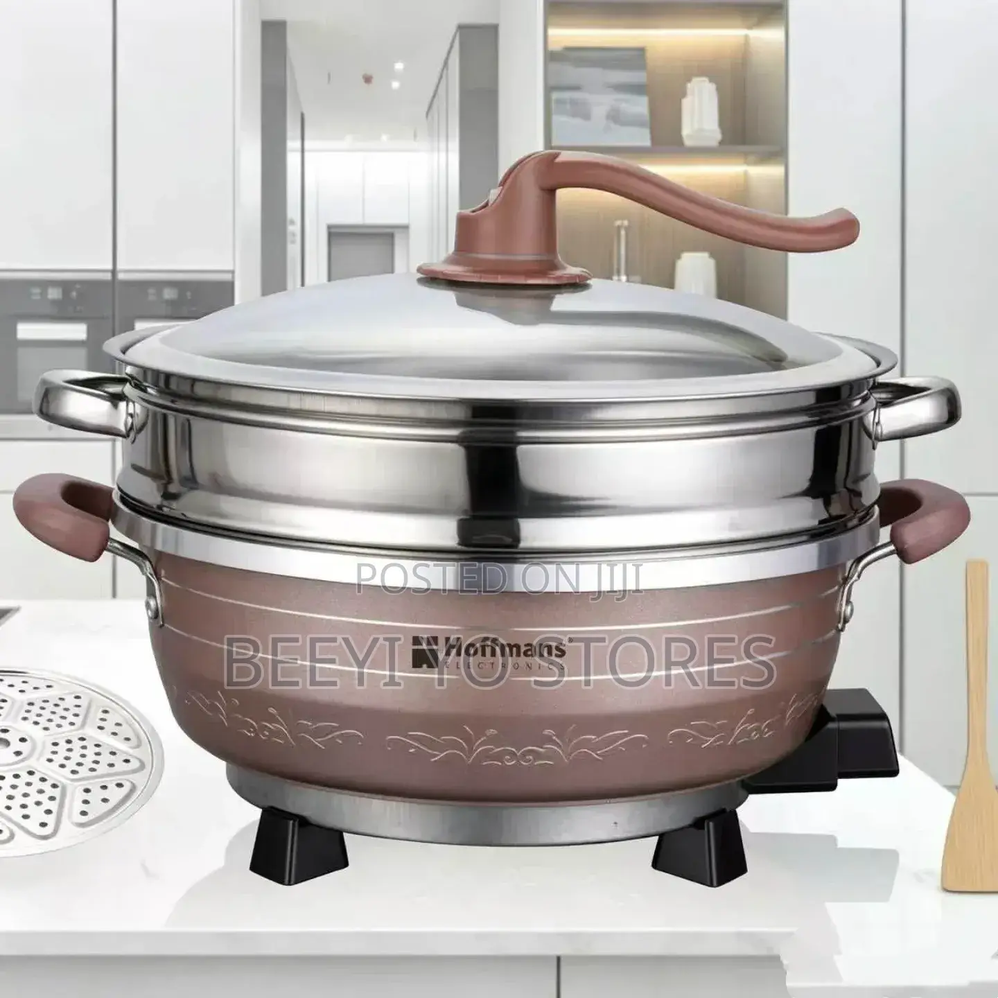 8l Electric Hot Pot – 1500w Cooker for Stewing, Frying Roasting