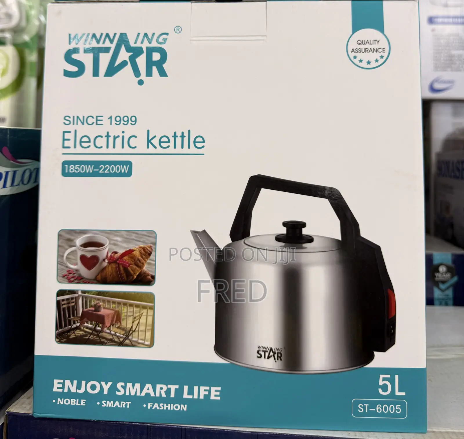 Winning Star St-6005 Electric Kettle With A 5-liter Capacity.