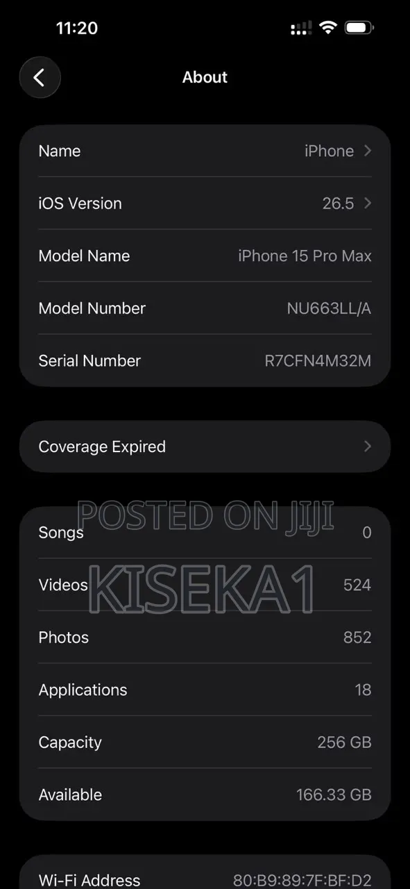 Apple iPhone 15 Pro Max 256 GB Black