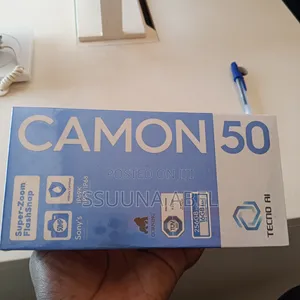New Tecno Camon 50 256 GB Black