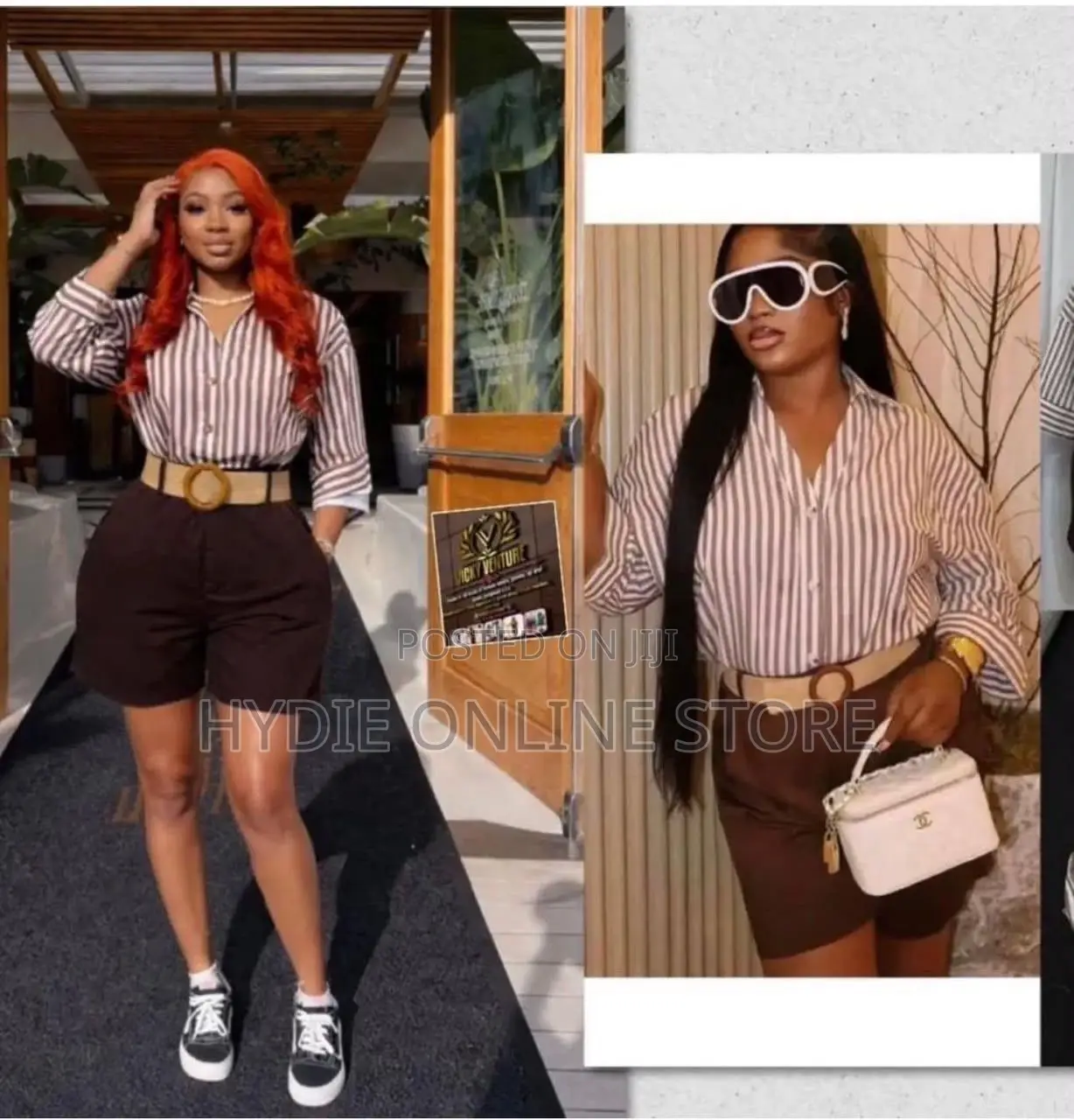 Coffee Brown Short Three-Piece