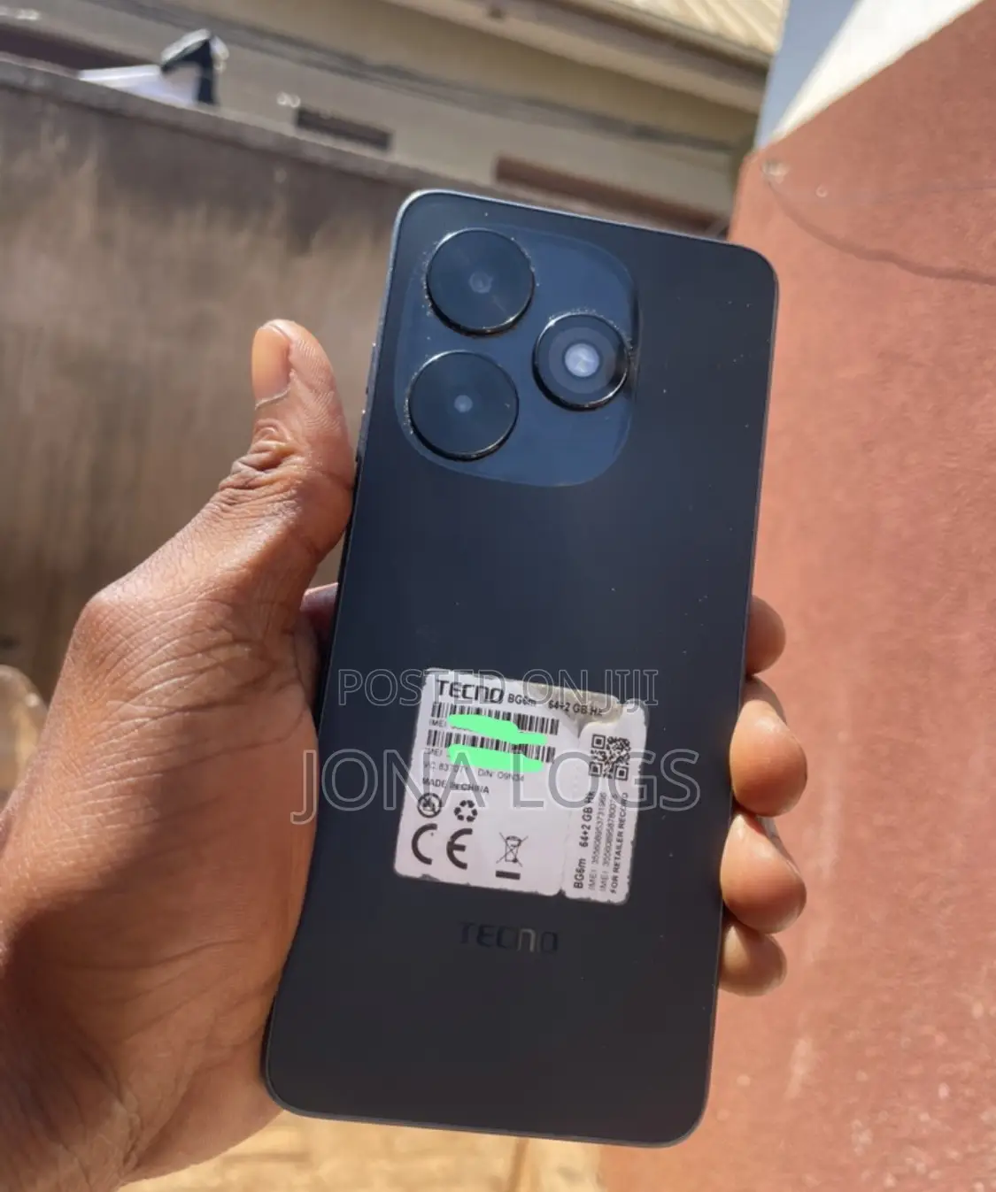 New Tecno Pop 10C 64 GB Black