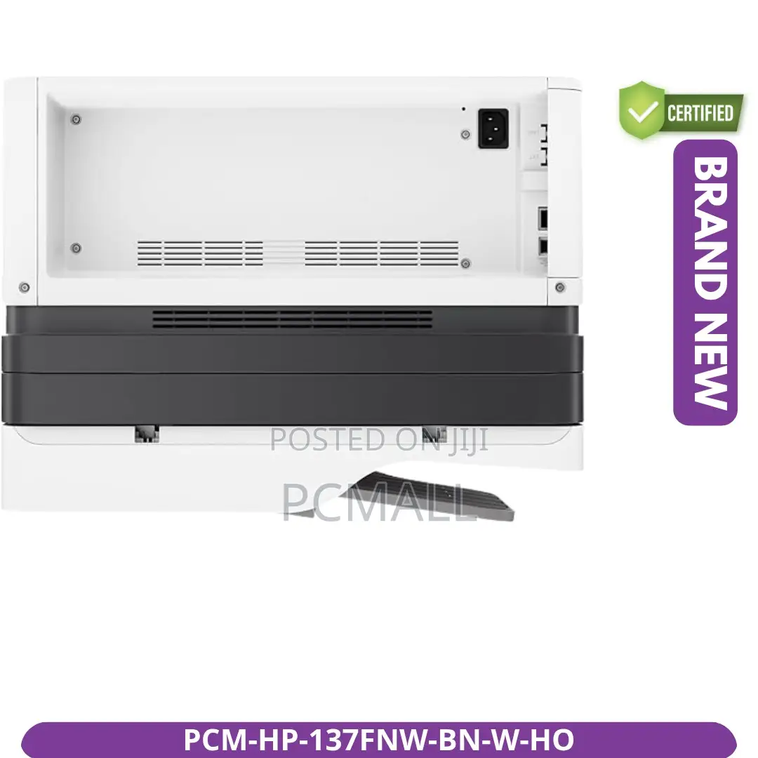 Hp Laser MFP 137fnw Brand New Wireless Printer – Home