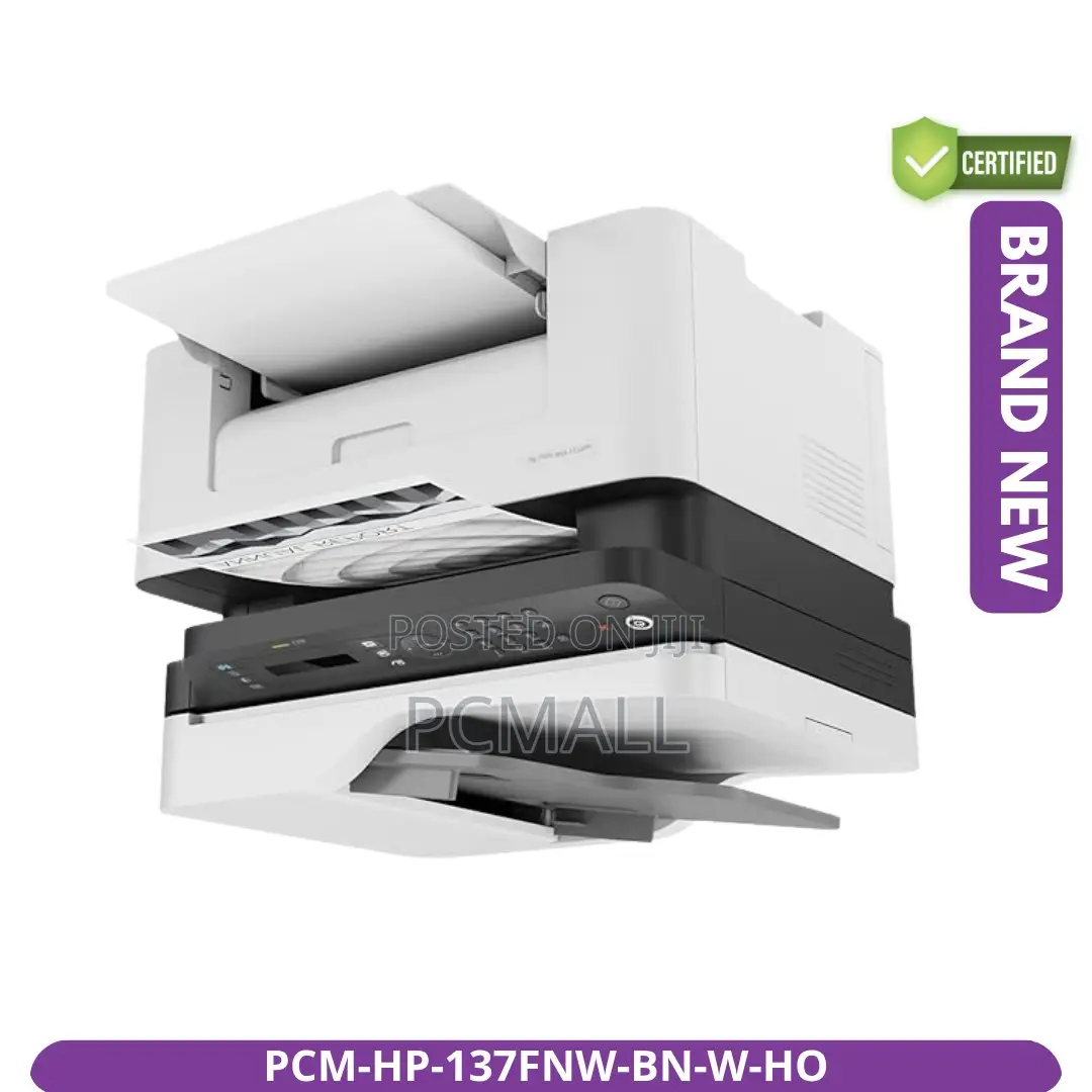 Hp Laser MFP 137fnw Brand New Wireless Printer – Home