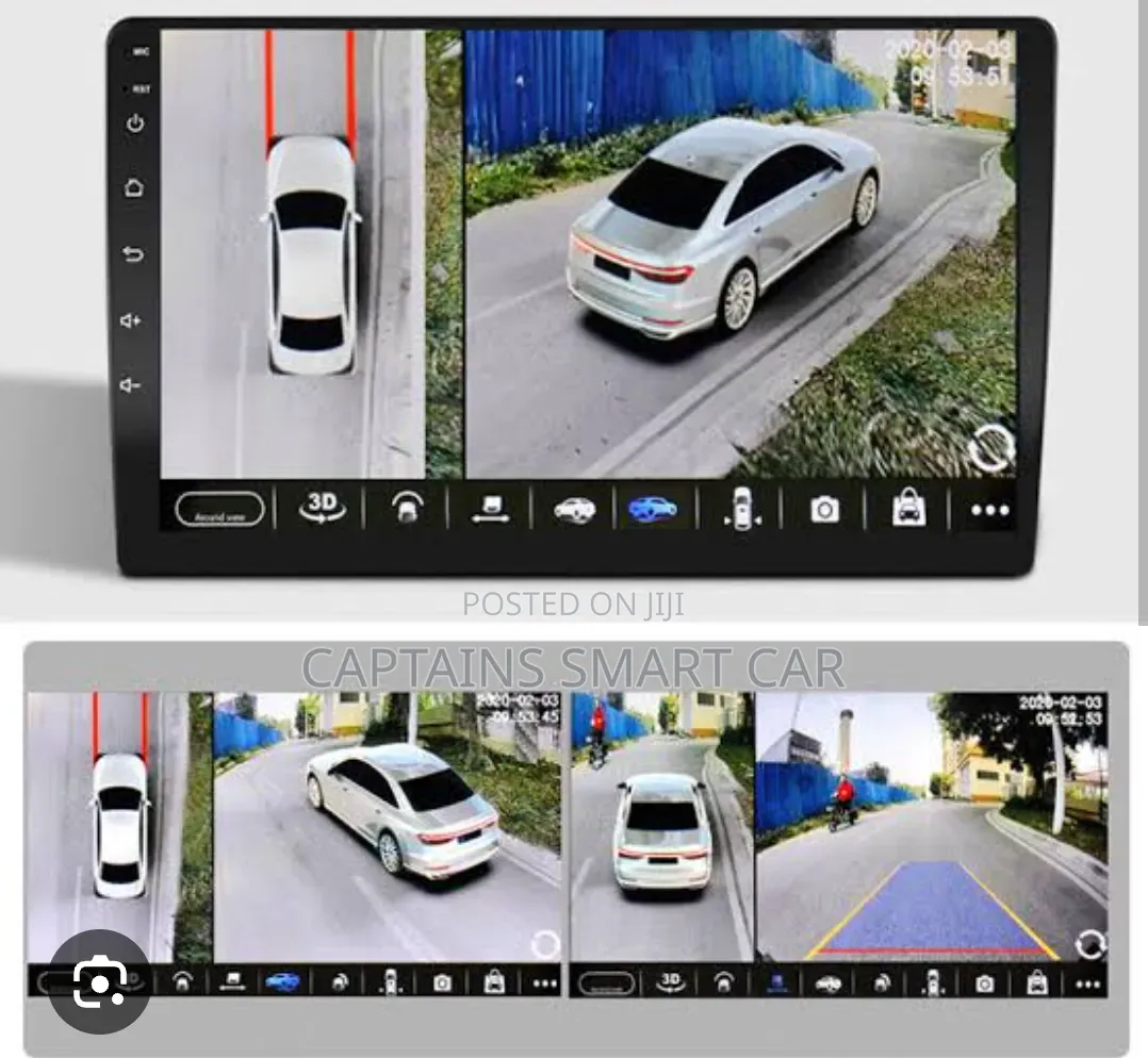 Car Android Radio With 360 Degrees Cameras Supported by All Cars