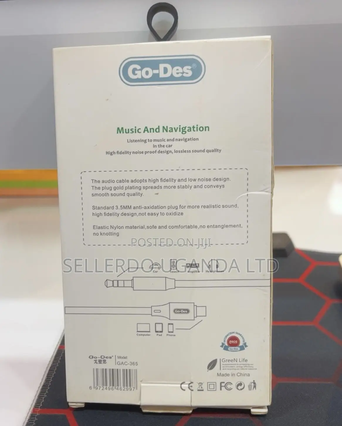 Go-Des Audio Cable Usb-C to 3.5 Aux