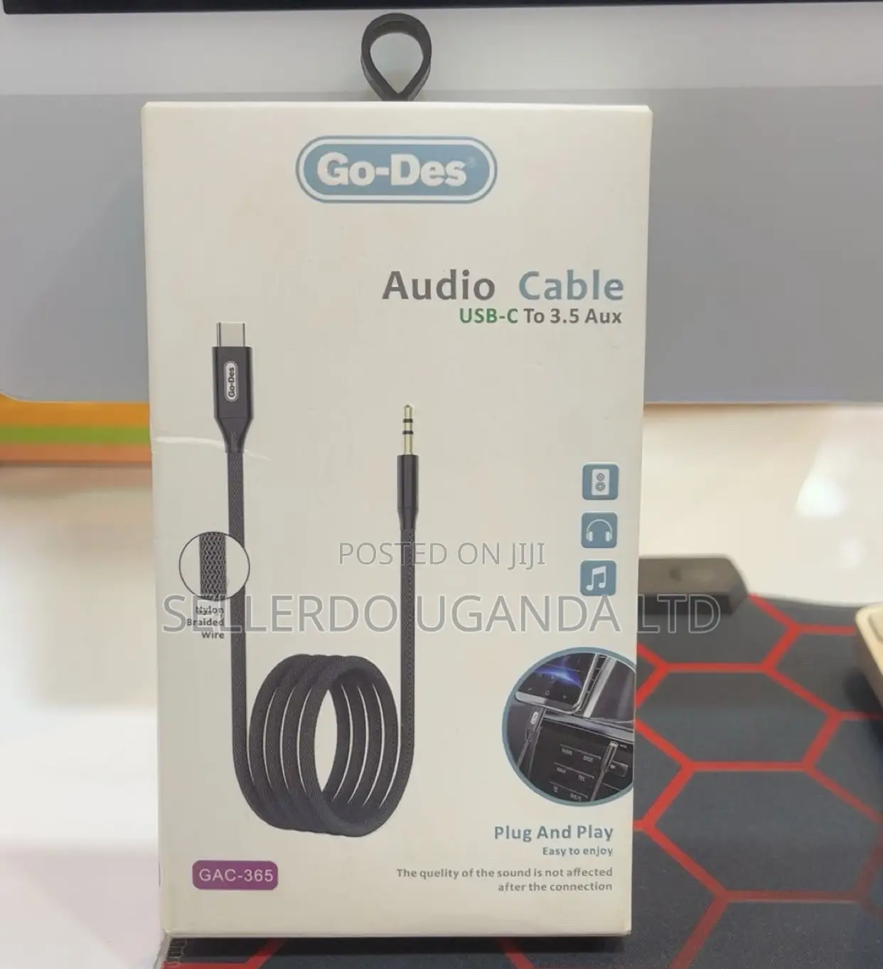 Go-Des Audio Cable Usb-C to 3.5 Aux