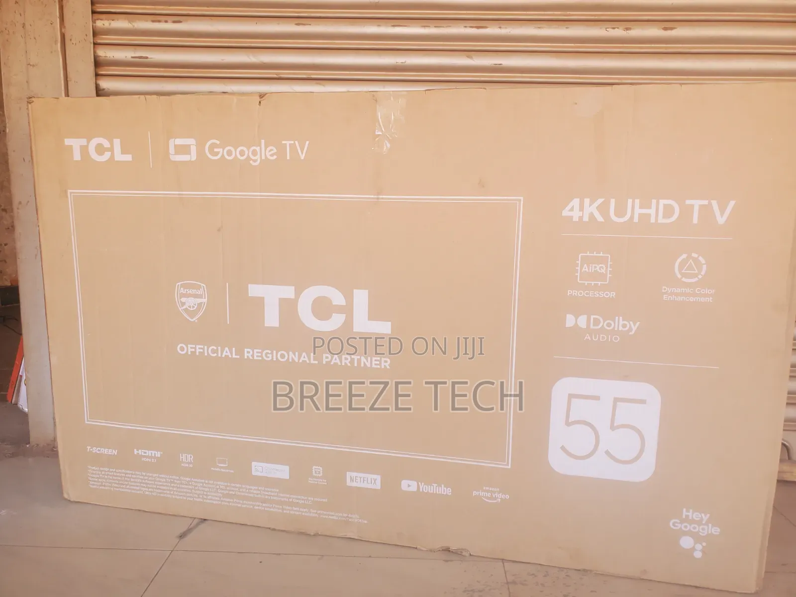 55" TCL Google Tv